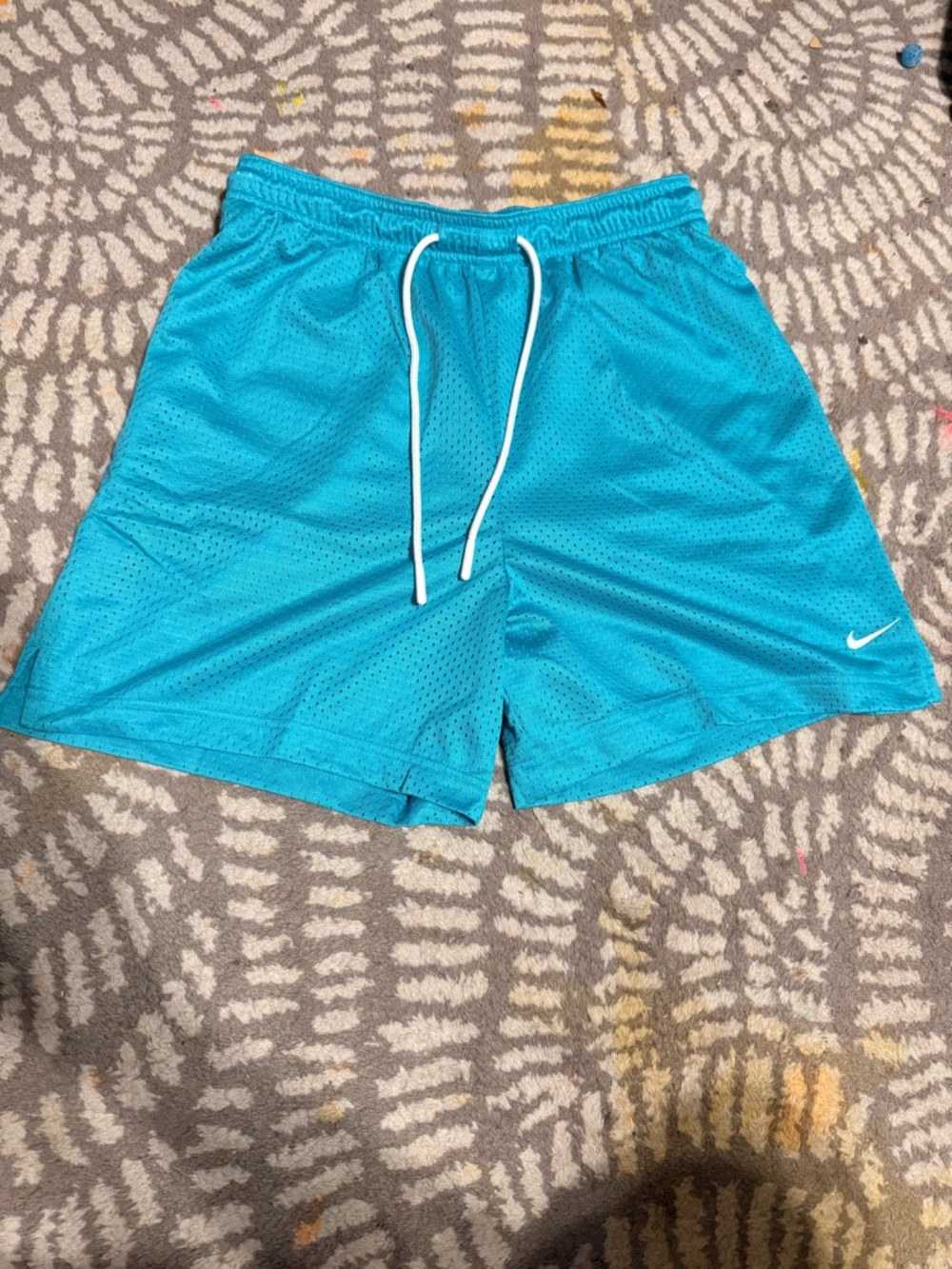 Nike Men’s Turquoise Athletic Mesh Shorts
